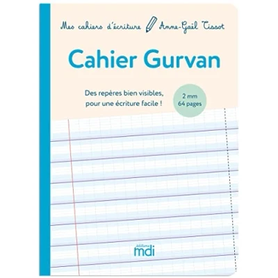 Bild av Cahier Gurvan 2 mm: Des repères bien visibles pour une écriture facile !