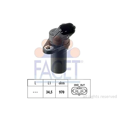 Bild av FACET 9.0235 Capteur d&#039;impulsions Made in Italy OE Equivalent OPEL: Corsa D 3/5 portes, Astra H Zafira A, VAUXHALL: Mk5, Mk1