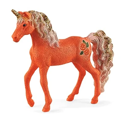 Bild av schleich 70707 samlarenhörning orange, från 5 år, Bayala spelfigur, 12 x 3 16 cm