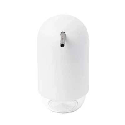 Bild av Umbra touch tvåldispenser, modern dispenser för flytande tvål och diskmedel med mjuk finish badrum kök, kapacitet 230 ml vit, 7 x 14 cm, vit