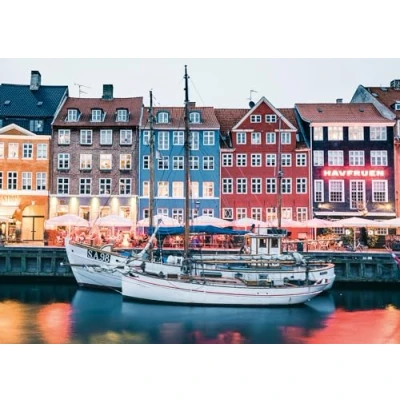 Bild av Ravensburger 16739 Pussel Scandinavian Copenhagen Denmark 1000p