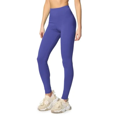 Bild av Merry Style Damleggings bomull för året runt bekväma leggings ogenomskinliga kvinnor idealiska yoga sport gym och fritid MS10 198, kobolt, 4XL