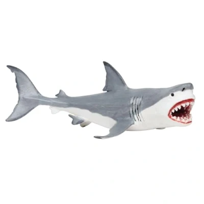 Bild av safari Ltd. S303329 vild dinosaurie megalodon, vit/överdådig trädgård, liten