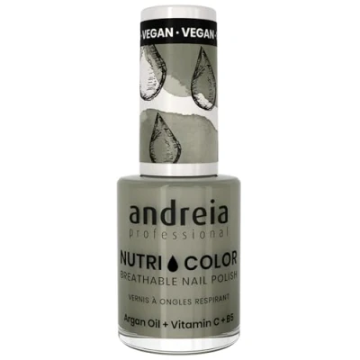 Bild av Andreia Professional NutriColor andningsbart nagellack vegansk och grymhetsfri gör det själv med långvarig glansfinish färg NC20 grön 10,5 ml