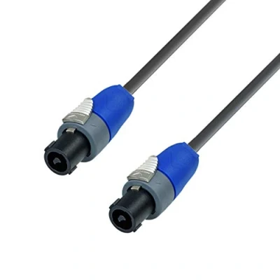 Bild av Adam Hall 5 STAR S215 SS 0500 Högtalaranslutningskabel [1x #####NL2FX Plug (2 pin) 1x pin)] m Svart