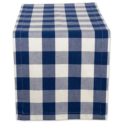 Bild av DII Kökssamling, svart &amp; vit, 14 x 72 bordslöpare Table Runner, 14x72&quot; Navy and Cream