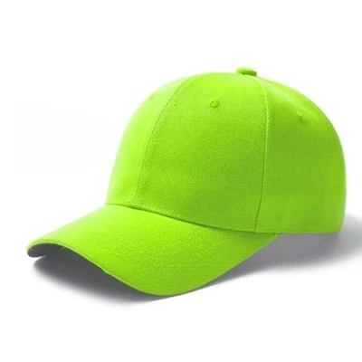 Bild av ASD Accessories herr dam baseball klassiska kepsar, män kvinnor unisex justerbara basebollkepsar, NEONGRÖNT, one size