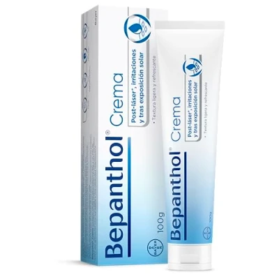 Bild av Bepanthol Crema Hidratante, Protege y Regenera la Piel Seca e Irritada, incluso Tras Tratamientos Estéticos Exposición Solar, 100 g