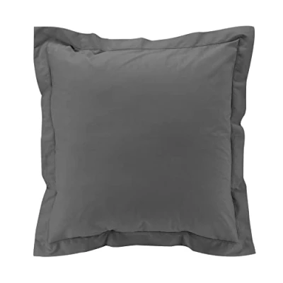 Bild av douceur d&#039;intérieur, Örngott (63 x 63 cm) Percaline stål, bomullspercale