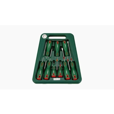 Bild av HANS 06300 9M Kit de tournevis 9 SL 5.5x100, 6.5x100, 6.5x150, 6.5x38, PH 1x100, 2x100, 2x150, 2x38, PZ 1x100 Coffre en plastique