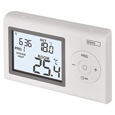 Bild av EMOS P5607 Rumstermostat, 12 x 2,6 7,8 cm, Vit