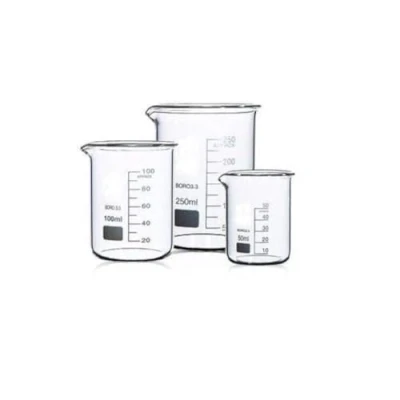 Bild av Rocwing Boro 3,3 glas graderad mätbägare för laboratorium eller kök (50 ml+100 ml+250 ml)