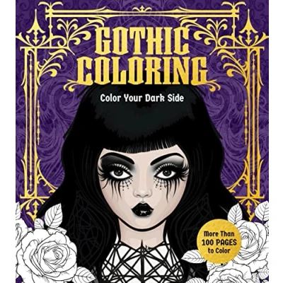Bild av Gothic Coloring: Color Your Dark Side More Than 100 Pages to