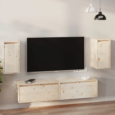 Bild av Väggskåp 2 st 30x30x60 cm massiv furu