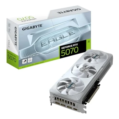 Bild av GIGABYTE GeForce RTX 5070 EAGLE OC ICE 12GB GDDR7 RAM Grafikkort