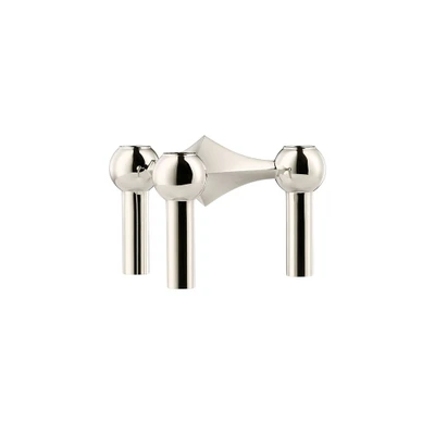 Bild av Stoff Nagel 9004 Ljusstake, Silver, 6.5 x 10.2 cm