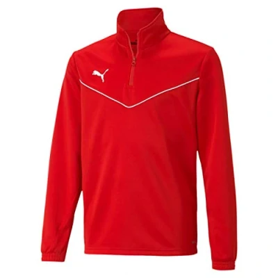 Bild av PUMA Pojkar Teamrise 1/4 Zip Top Jr Sweatshirt