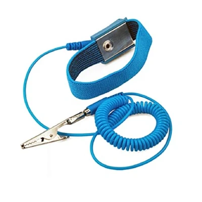 Bild av Aituo Antistatisk metall justerbar handledsrem belagd med färg jordning armband ESD urladdning förhindrar uppbyggnad av statisk elektricitet (trådbunden)