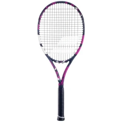 Bild av Babolat, Tennisracket för vuxna, boost aero rosa, perfekt framsteg och utnyttja dess potential, styrka hantering, greppstorlek 1, franskt varumärke, rosa