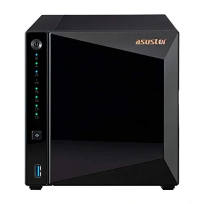 Bild av Asustor Drivestor 4 Pro AS3304T Bay NAS server nätverkslagringshölje, Quad Core 1,4 Ghz CPU, 2,5 GbE port, 2 GB DDR4