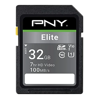 Bild av PNY Elite SDHC card 32GB Class 10 UHS I U1 100MB/s