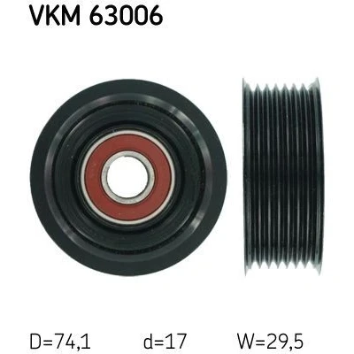 Bild av SKF VKM 63006 Galet Enrouleur HONDA: CIVIC 8 Hatchback, ACCORD Kombi, 7 Hatchback