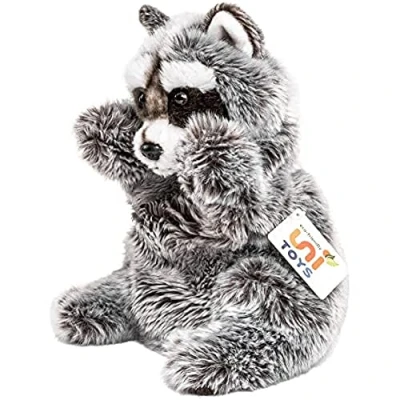 Bild av Uni Toys Handdocka tvättbjörn 26 cm (höjd) björn, skogsdjur plyschdjur, gosedjur