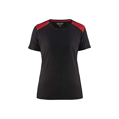Bild av T SHIRT 3479 1042 DAM SVART/RÖD XXL Beijerbygg Byggmaterial