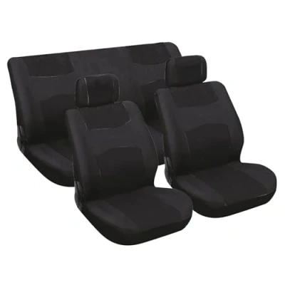 Bild av CARPOINT 0310051 Couverture de siège noir Polyester avant et arrière