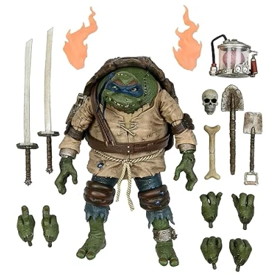 Bild av NECA Universal Monsters vs TMNT Leonardo As Hunchback Ult 7 Action Figure