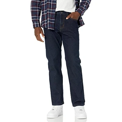 Bild av Amazon Essentials mäns jeans med rak passform, sköljd, 33 B x 32 L