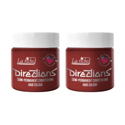 Bild av La Riche Directions semipermanent hårfärg 100 ml burk 2 pack (pillarbox röd)