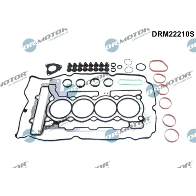 Bild av DR.MOTOR AUTOMOTIVE DRM22210S Jeu de joints d&#039;étanchéité, culasse cylindre PEUGEOT: 207 3/5 portes, 208 I 3008 I, CITROËN: C3 II