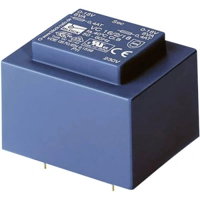 Bild av Block VC 10/2/18 Transformator för kretskort 1 x 230 V 2 18 V/AC 10 VA 277 mA