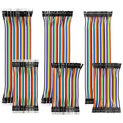 Bild av YXPCARS 240 stycken Jumper kabel kit 10 cm och 20 man till hona, Male, Kvinna Female Wires plug in board för Arduino