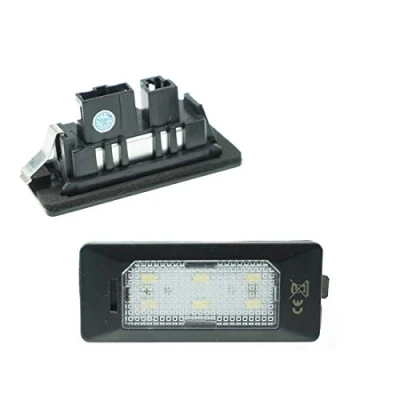 Bild av Do! LED registreringsskyltbelysning 6000 K xenonvit för ersättning registreringsskylt lampa Plug &amp; Play 6 SMD belysning 12 V 2 stycken