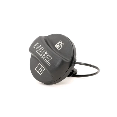 Bild av FEBI BILSTEIN 45549 Bouchon, réservoir de carburant non fermable à clé Matière plastique noir avec bande retenue BMW: 3 Touring, 5 GT, X3 oscaro,