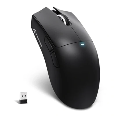 Bild av MAMBASNAKE X ATTACK SHARK X11SE Trådlös GamingmusUpp till 22000 DPI,PixArt PAW3311 Sensor,BT/2.4G/Kabelbunden,Lätt 59g,2000W Klick,40G Acceleration,Långt Batteri,Drivrutinsstöd,För Win/MacSvart