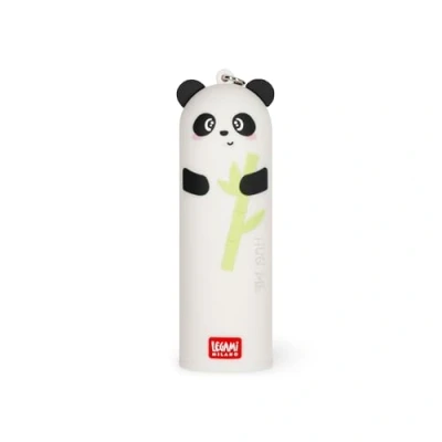 Bild av Legami bärbar laddare My Super Power, laddning 2 enheter samtidigt, USB typ C kabel ingår, powerbank, diameter 3,5 cm, höjd 11,60 panda