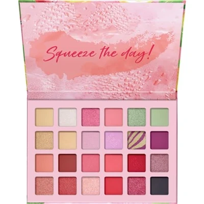Bild av essence Shake it up! eyeshadow &amp; eyeliner palett, ögonskugga, nr 01, flerfärgad, 24 färger, färgintensiv, vegansk, utan mikroplastiska partiklar, nanopartiklar fri, parfym, 1 pack (18 g)