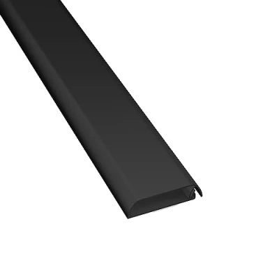Bild av D Line trunkledning, kabelskydd för väggar, städa upp bland TV kablarna, självhäftande, gångjärnsförsedd design i ett stycke 1 x 60 (B) 15 mm (H) m längd Svart