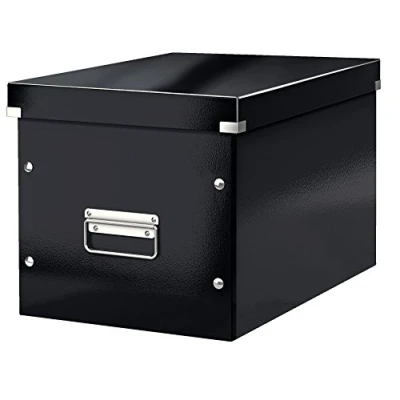 Bild av Leitz WOW Click and Store Förvaringsbox, large, svart, 61080095