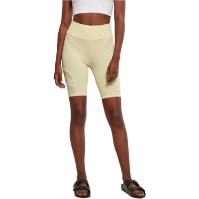 Bild av Urban Classics HIGH Waist TECH Cycle Tights, Storlek: 32, Softyellow