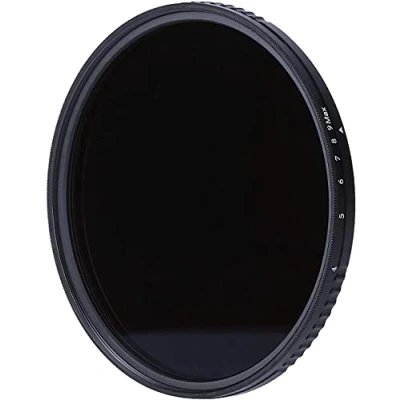 Bild av Rollei variabelt ND filter, F:X Pro runt filter ND8 till 512 från Gorilla® glas med 39 bländningsnivåer mörkläggning, steglöst justerbart perfekt för landskapsfotografering