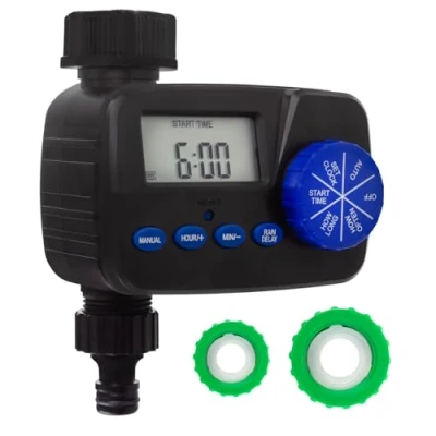 Bild av Green Blue bevattningskontroll elektronisk bevattningstimer med IP55 skydd automatisk trädgårdsbevattningstimer display och manuell startfunktion