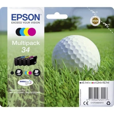 Bild av Epson 34 C13T34664010 Bläckpatron, Flerfärgad, 6.1 ml, 4.2 ml