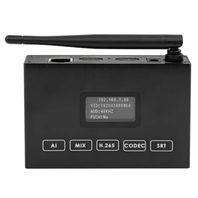 Bild av EXVIST H.265 1080P 60FPS WiFi HDMI videokodare avkodare, Support HLS RTMP RTSP SRT UDP, Compatible with ONV/HK, för IPTV Live Streaming till YouTube Facebook Vimeo etc.