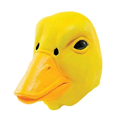 Bild av Bristol Novelty BM343 anka mask, gul, en storlek