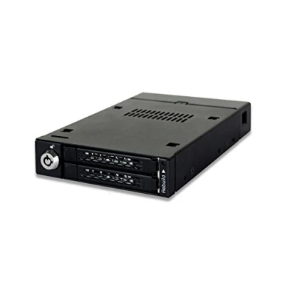 Bild av Icy Dock MB992SKR B Toug HARMOR Dual Bay RAID SATA SSD 2,5 tum (2,5 tum) till 3,5 mobilställ