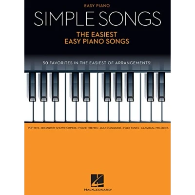 Bild av Simple songs tthe easiest easy piano 50 favorite in the arrangements !